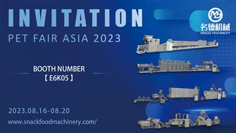 Jinan Mingde Machinery Co., Ltd. PET FAIR ASIA 2023 da ishtirok etdi