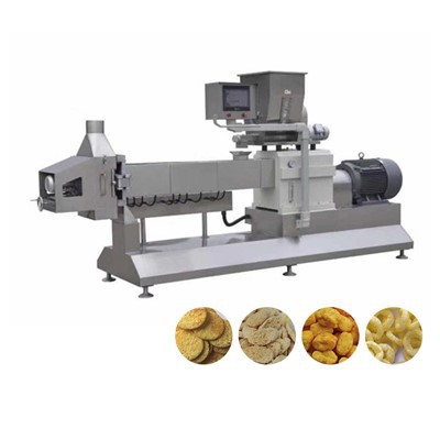 Puffed Food Extruder ishlab chiqarish liniyasi sanoat uskunalarini ishlab chiqarish