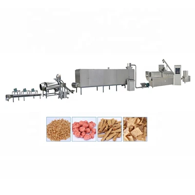 Teksturali soya teksturali sabzavotli soya bo'laklari soya Nugget oqsil barini tayyorlash mashinasi